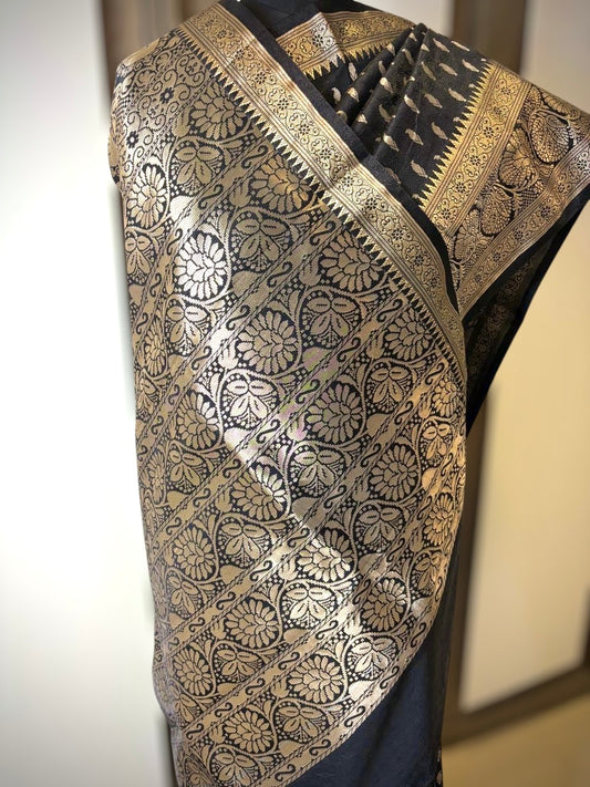 Bangalore Silk Saree- Black