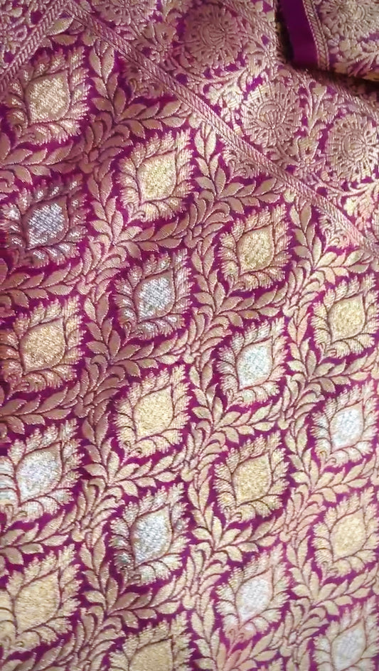 Kancheepuram Silk Saree- Purple