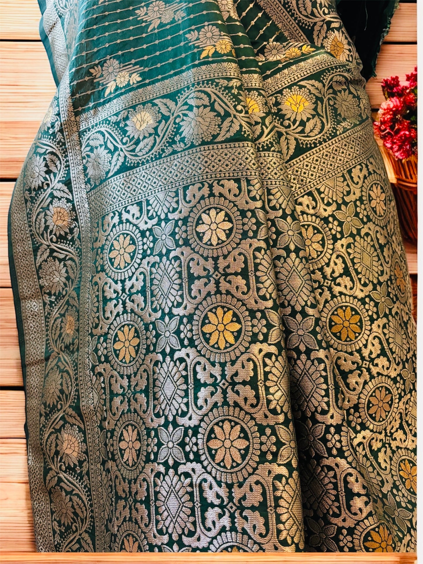 Green Kanchipuram Silk Saree