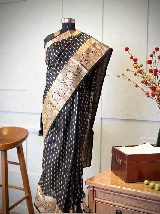 Bangalore Silk Saree- Black