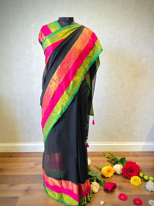 Mul Cotton Handloom Saree
