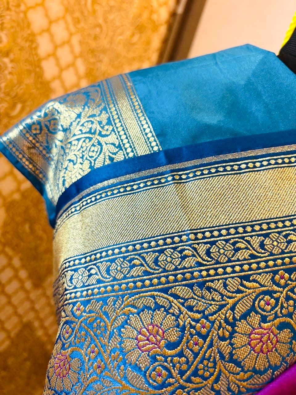 Mashru Katan Banarasi Silk Saree