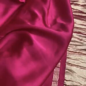 Shringar- Red Pure Modal Silk Lagdi Patta Saree