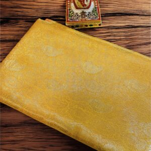 Tissue Banarasi Soft Silk Saree- Golden