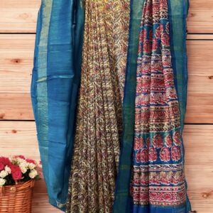 Pure Munga Tussar Silk Saree